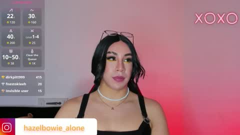 Hazel Bowie online show from November 9, 4:30 pm