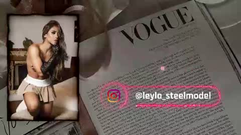 INSTA leylasteel model         online show from July 2, 12:32 pm
