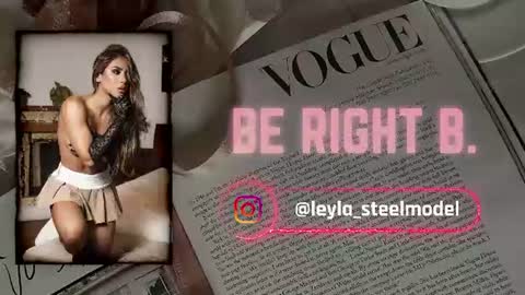 INSTA leylasteel model         online show from July 19, 3:55 am