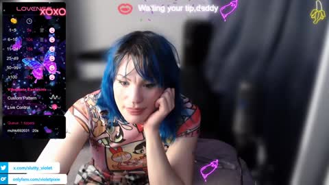 Violet online show from January 31, 2:07 pm