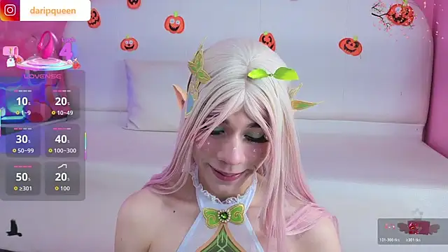 DaripQueen online show from October 31, 2:59 pm