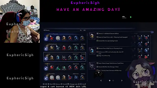 EuphoricSigh online show from July 24, 7:44 pm