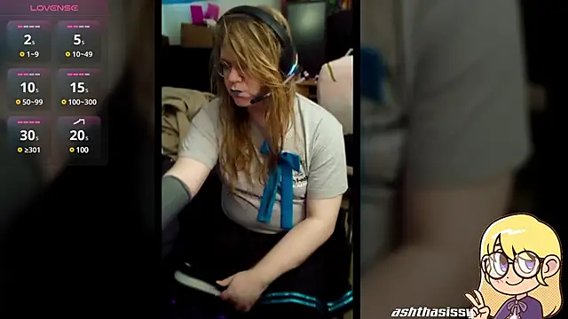 Snapshot of AshThaSissy chatting on January 3, 9:15 pm AshThaSissy online show from January 3, 9:15 pm