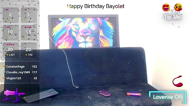 bayolet  online show from March 19, 11:43 am