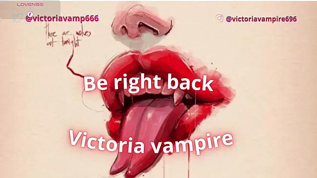 Victoriavampire666 online show from June 16, 11:05 pm