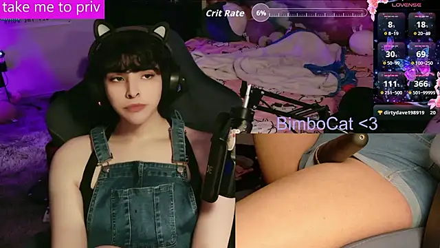 BimboCat online show from January 12, 2:18 am