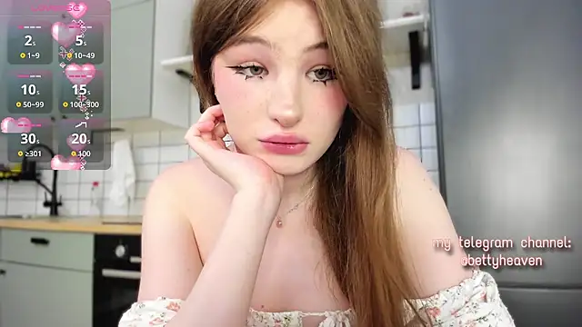 bettyheaven online show from July 18, 8:04 pm